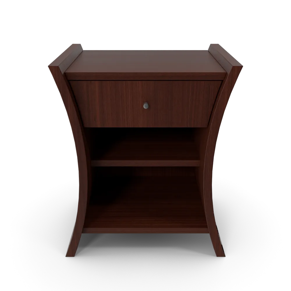 Furniture Co. Bedside Table African Cherry