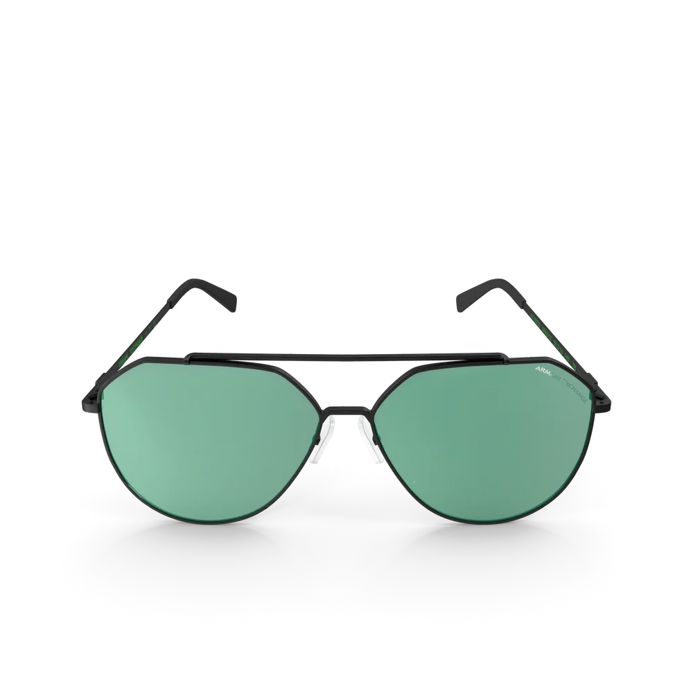 Fashion Shades Green and Black Glasses