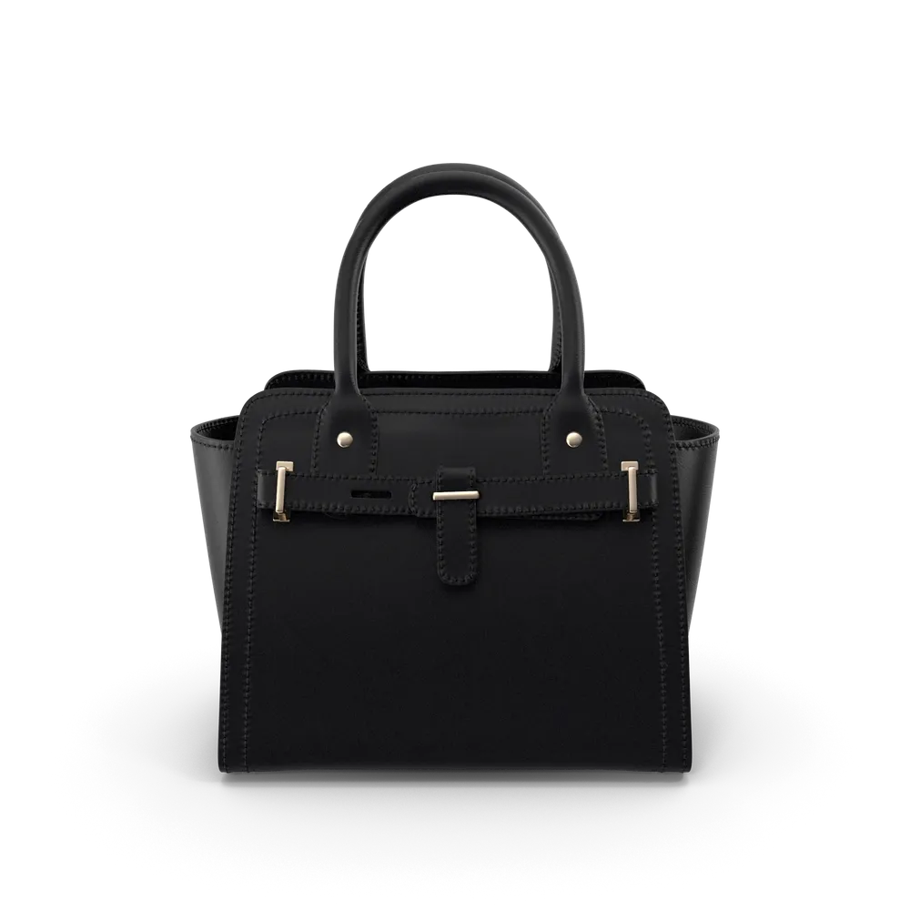 Elegance Collection Women Handbag Black
