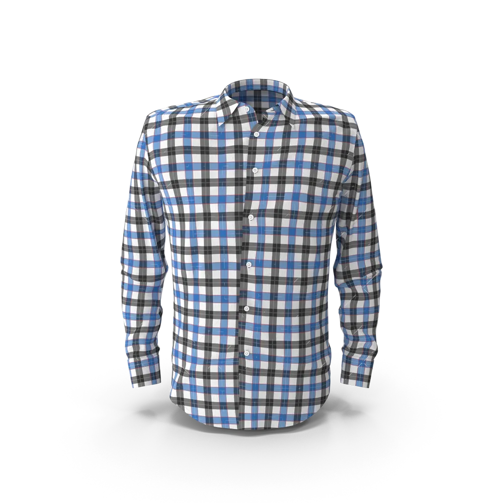 Fashion Trends Blue & Black Check Shirt