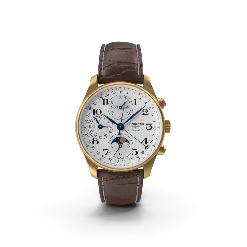 Fashion Timepieces Brown Leather Belt Watch